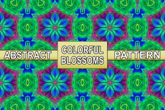 Download Seamless Artsy Colorful Blossoms Pattern - Blossom Collection
