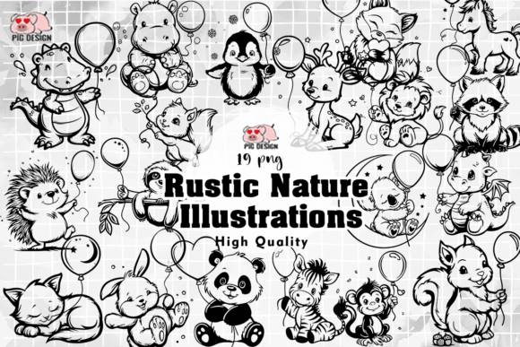 Download Rustic Nature Illustrations PNG - Nature illustrations Collection