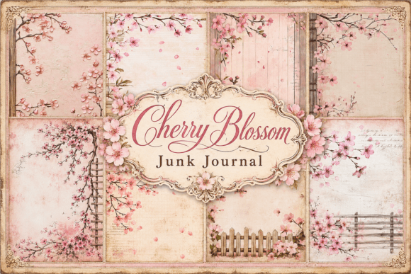 Download Cherry Blossom Junk Journal - Blossom Collection