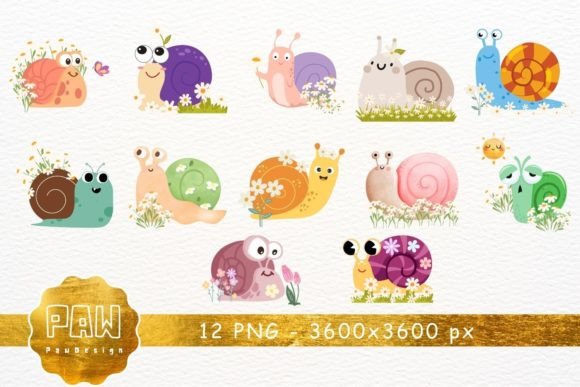 Download Happy Snail Daisy Watercolor Clipart - Daisy watercolor Collection